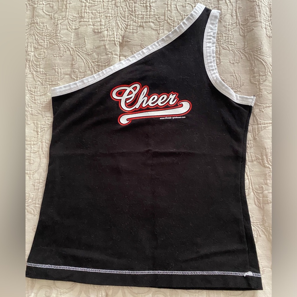 CHEER TANK TOP One Shoulder Shoulder